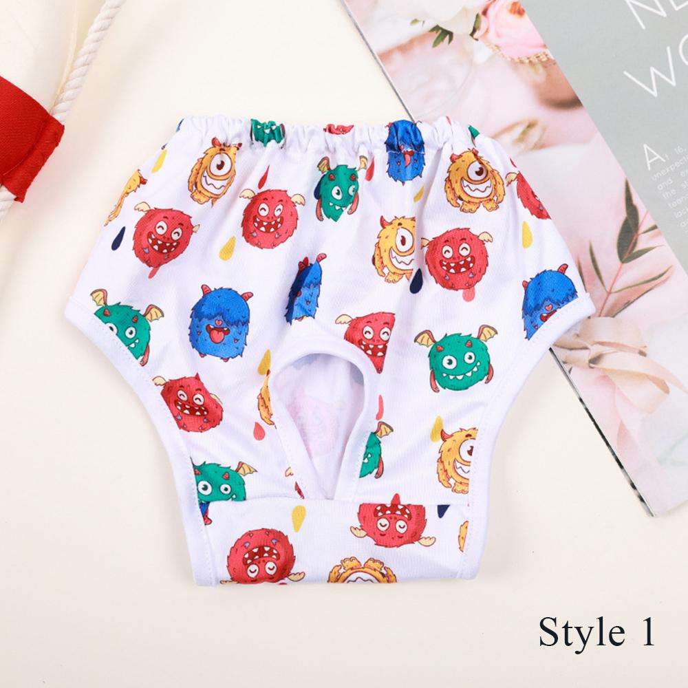 Физиологические штаны для домашних животных, впитывающие подгузники для собак, узор, нижнее белье для домашних животных, дышащая многоразовая одежда для собак, эластичные штаны для щенков