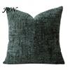 Smooth Zipper Pillow Cover Couch Throw Cover, Decorative Soft Cozy Chenille Case, Rustic Textured Farmhouse Fall Pillowcase for Living Room