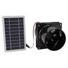 10W 12V Solar Powered Exhaust Fan Round Pipes Solar Panel Ventilation Fan Kits For Attics Greenhouses RVs and Boats