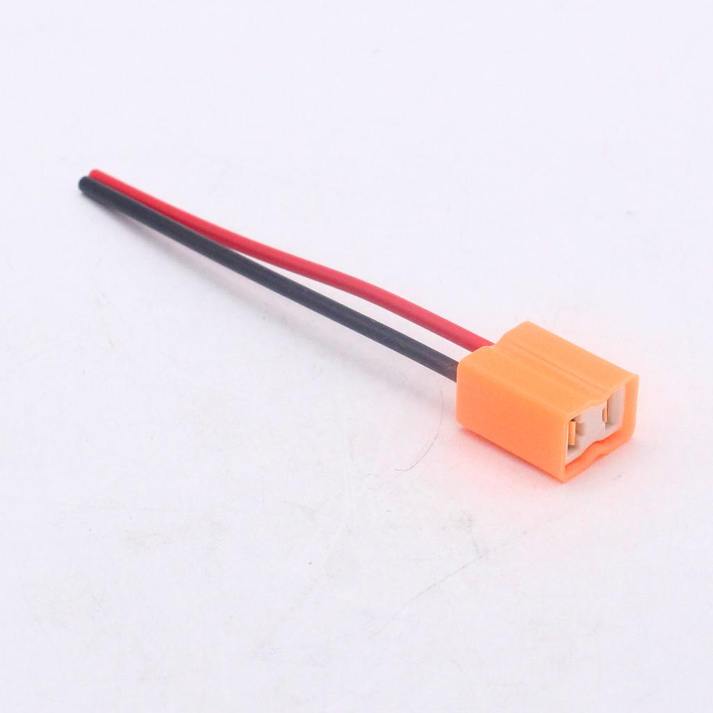 1 Pair Headlight Bulb Ceramic Socket Plug Connector Ceramic H7 Headlight Adapter Repair Plug Sockets with Wiring Harness