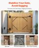 Gate Corner Brace Bracket Anti Sag Gate Frame Hardware Kit for Stable Gate