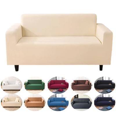 Чехлы для диванов Seater Solid Color Elastic для гостиной, чехлы для угловых секционных диванов из спандекса, чехлы для стульев и кроватей