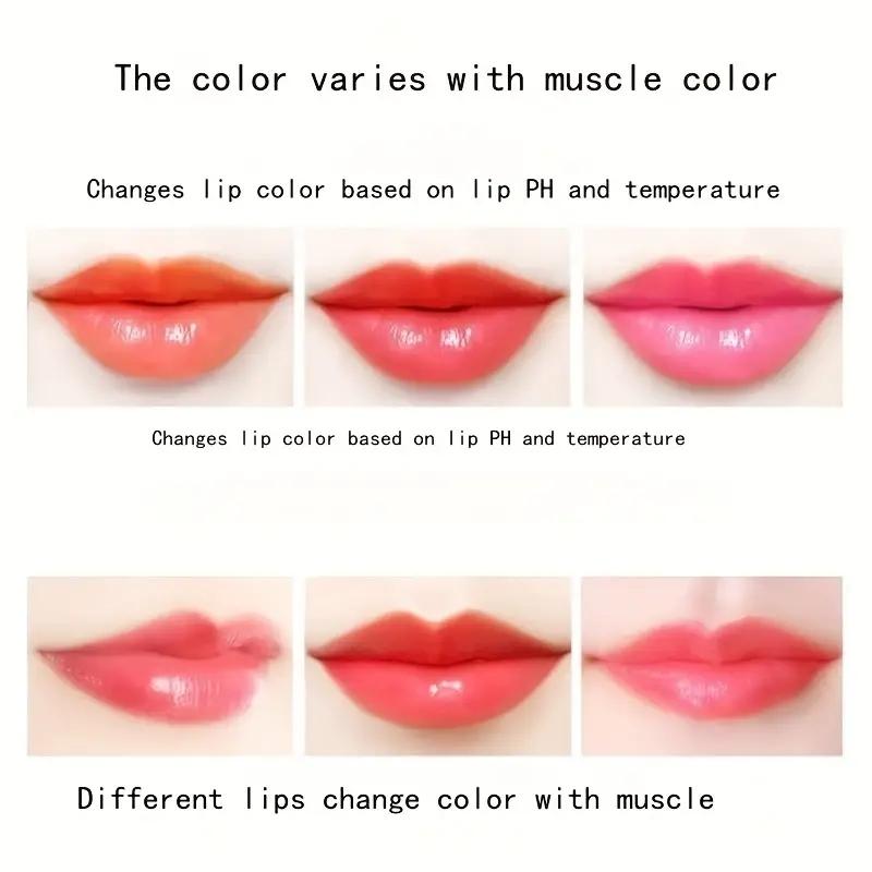 Цветная помада, меняющая цвет, блестящие бриллиантовые помады, водостойкая, высокопигментированная, стойкая, нелипкая, красно-розовая, тинт для губ, макияж для губ