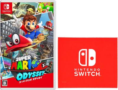 Super Mario Odyssey Switch Дизайн логотипа Nintendo Switch Микрофибровая салфетка в комплекте - [Бонус]