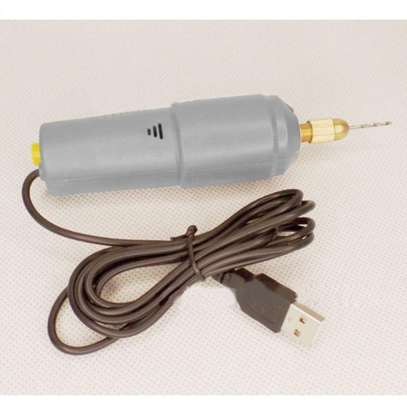 Мини-перламутровый пробойник для отверстий в ногтях, клей для украшений, открытие, мини-электродрель USB 5 В, электрическая полировальная машина для сверления