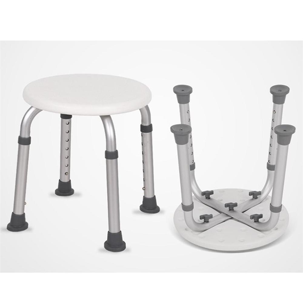Оригинальное название: Пожилой Стул Для Ванны Из Алюминиевого Сплава Беременная Женщина Табурет Для Ванной Комнаты Нескользящий Табурет Для Душа Белый