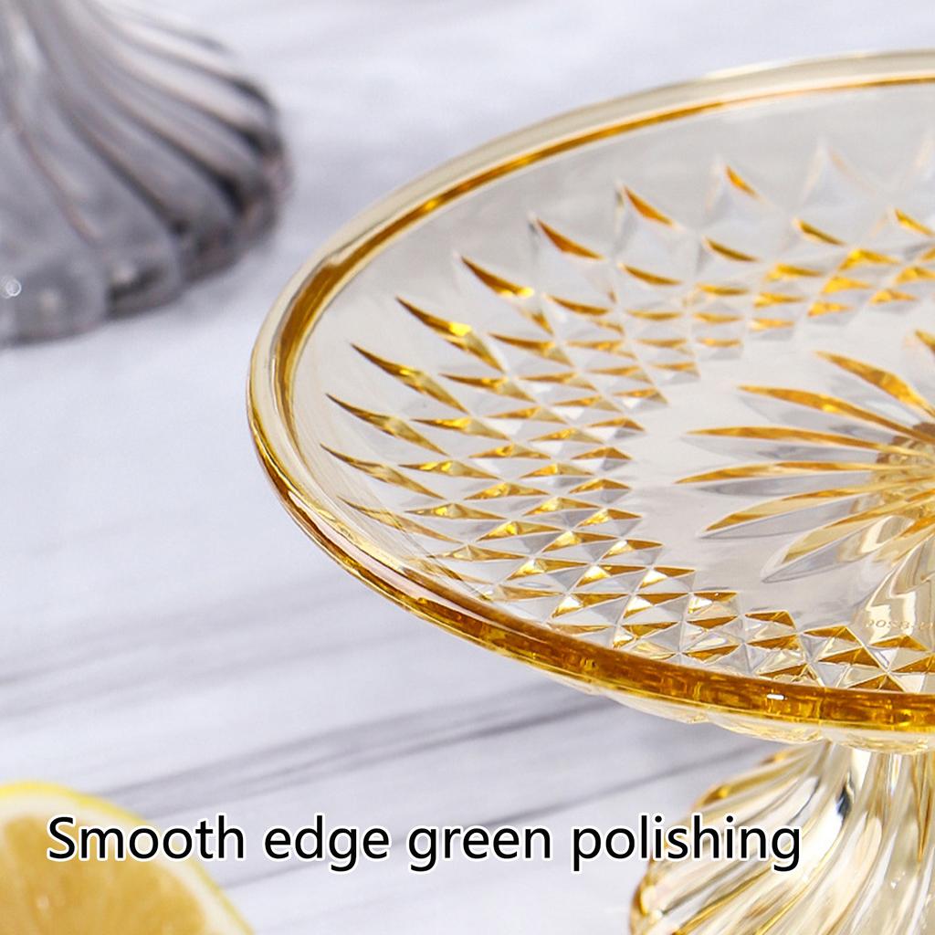 Cupcake Stand Display Platter Crystal Large Stand Serving Dish for Party Decorating Supplies
