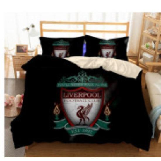 Постельное белье Комплект из трех предметов Четырехпредметный Логотип команды Цифровая печать Домашний