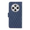 Чехол-книжка с ромбовидным PU-кожаным кошельком для Xiaomi Poco C75 4G/Redmi 14R 5G/14C 4G