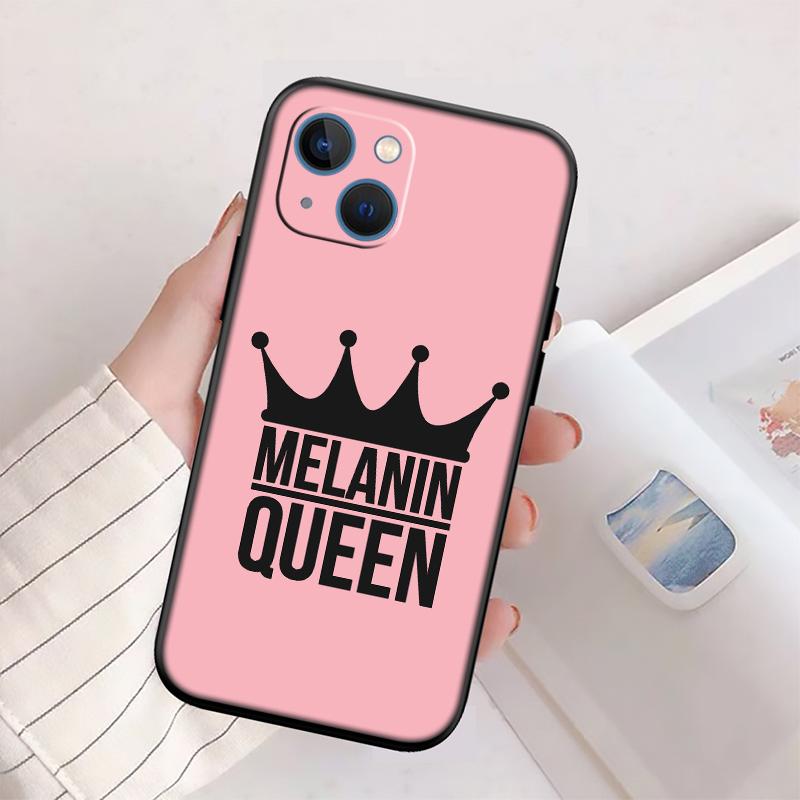 BH34 Melanin Black People Afro Girls New High-End Shell Phone Case for Redmi Note 13 14 Pro+ Plus A3 A3X 13X 13C 13R 14S 14C 14R