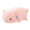 Livheart Polyester Bolster Cushion Marshmallow Aquamie Wooper (Total Length: Approx. 15cm) Plush Toy 48051-23