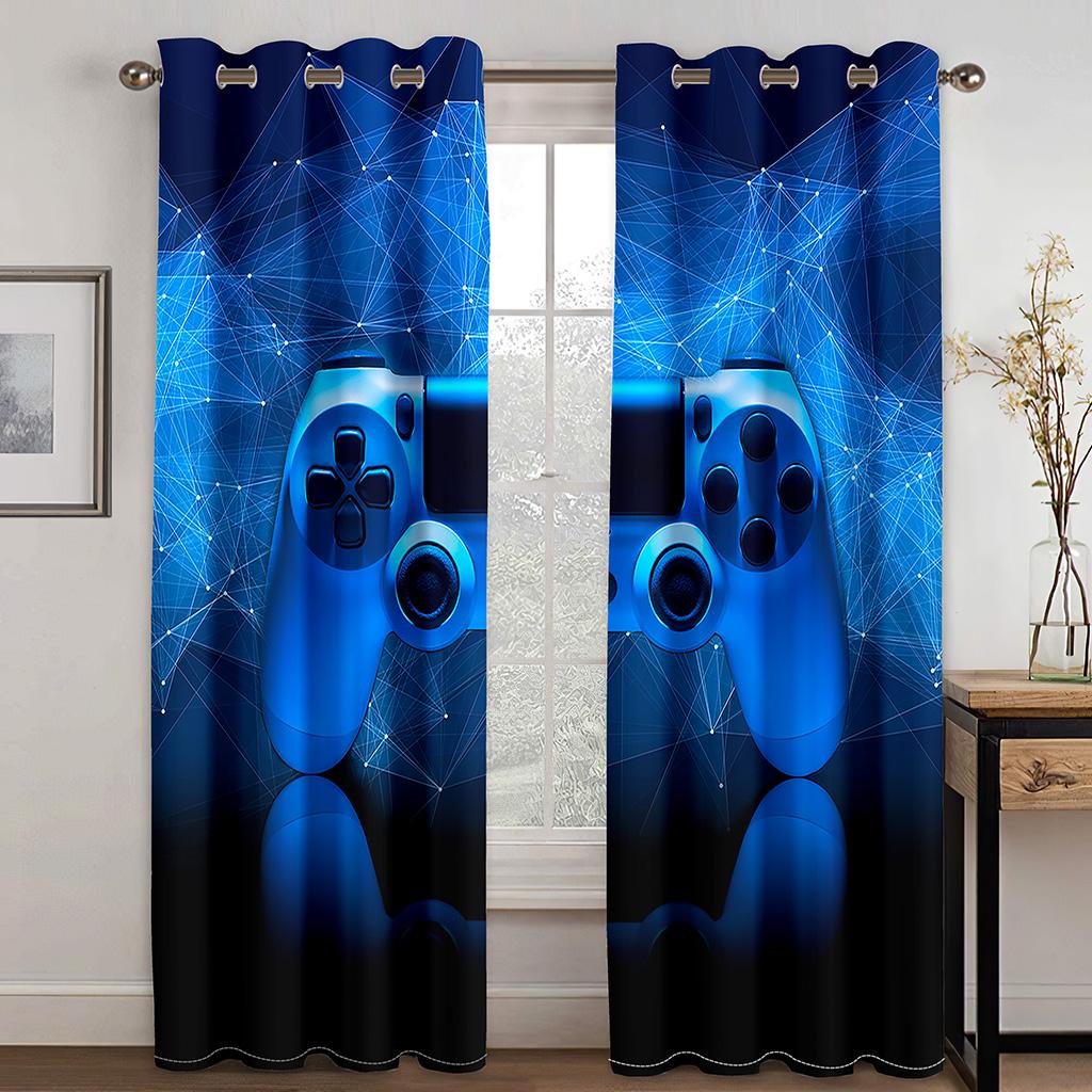 3D игровые шторы для гостиной тонкие полиэстеровые шторы занавески для окон ткань для спальни аксессуары декор