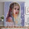 Curtains for Living Room Curtain for Room 2 Panel Female Elf Home Interior Curtains Shades Halloween Decoration Partition Camera