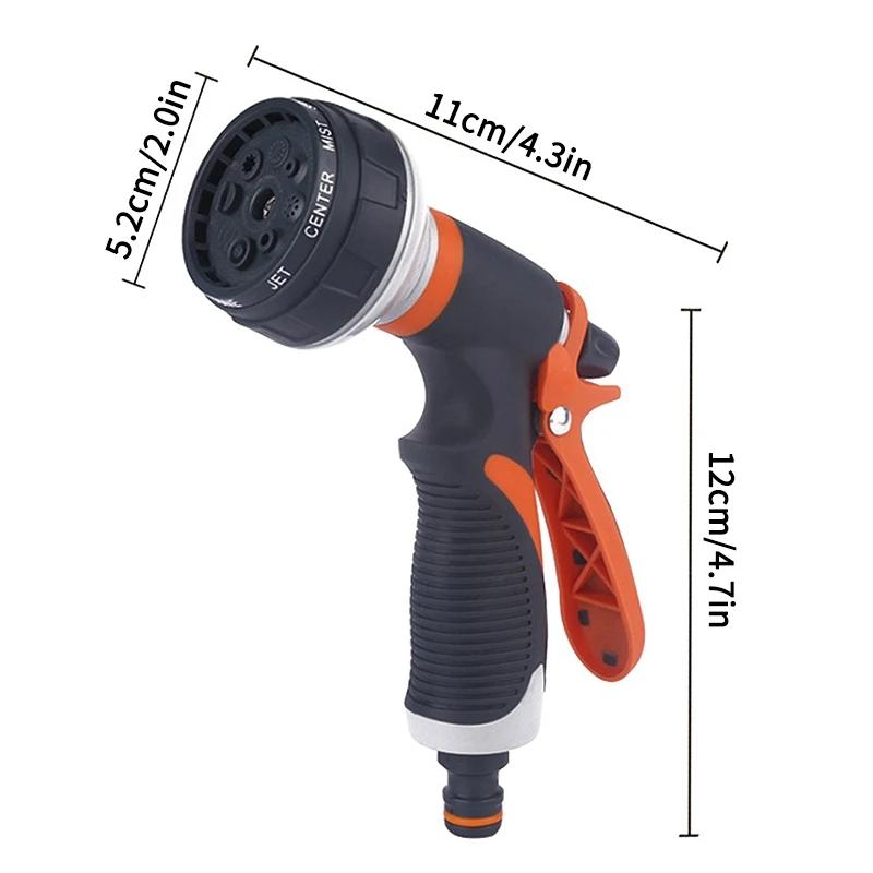 Водяной пистолет-распылитель высокого давления для мойки автомобилей, многофункциональная насадка для шланга, ручной инструмент для полива садовых растений