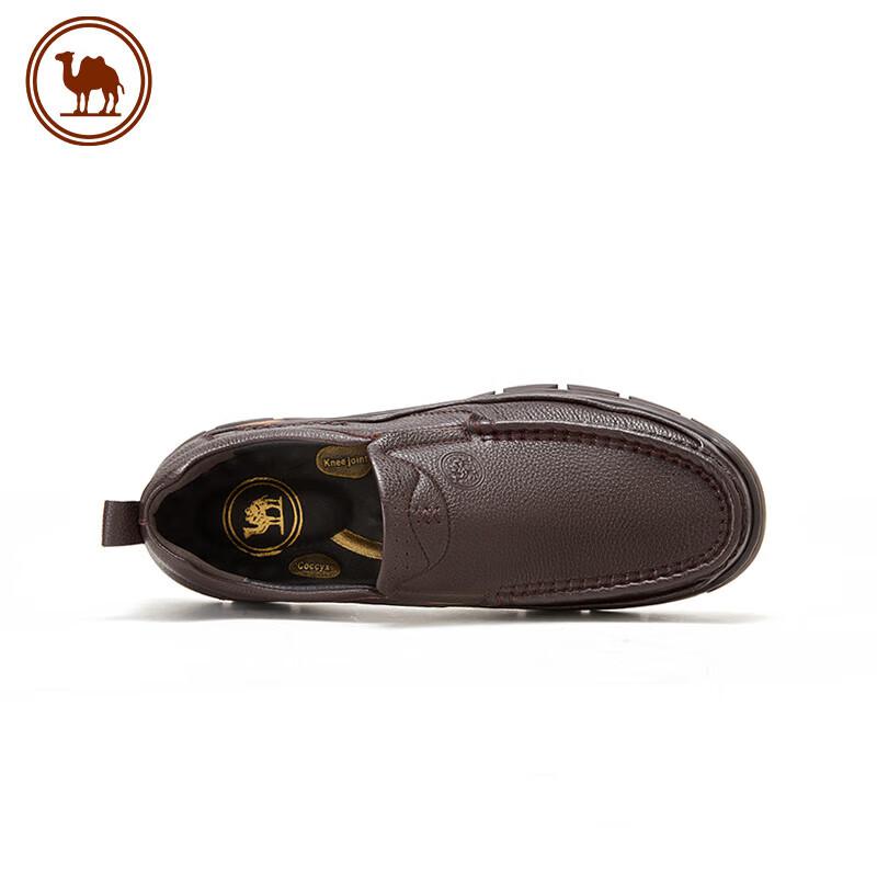 CAMEL Leather Shoes for Men, Soft Cowhide Business Casual Commuter Shoes