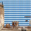 Harlequin Diamonds Wallpaper Blue for Living Room and Bedroom 50x1000