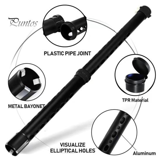 Инструмент для извлечения мячей для гольфа Съемная трубка Инструмент для извлечения мячей для гольфа Алюминиевый сплав Трубка для извлечения мячей Сборщик захватов для мячей Вмещает 21 мяч