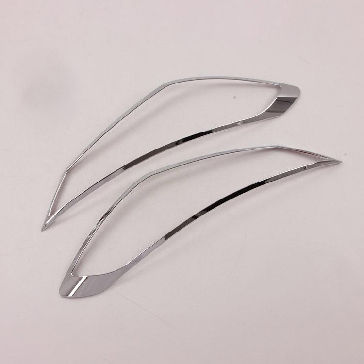 2019 Tucson ABS Гальванизированная Рамка Декорация Накладка на Фару