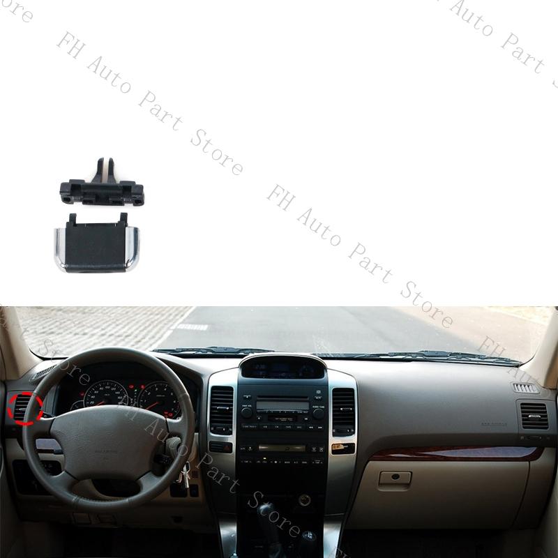 Для Toyota Land Cruiser Prado 120 LC120 2003-2009 передняя панель кондиционера, выход A/C, вентиляционные отверстия для кондиционера, зажим для вкладки