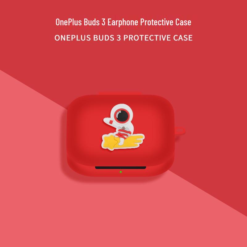 Силиконовый защитный чехол для наушников OnePlus Buds 3 и OPPO Enco X3i