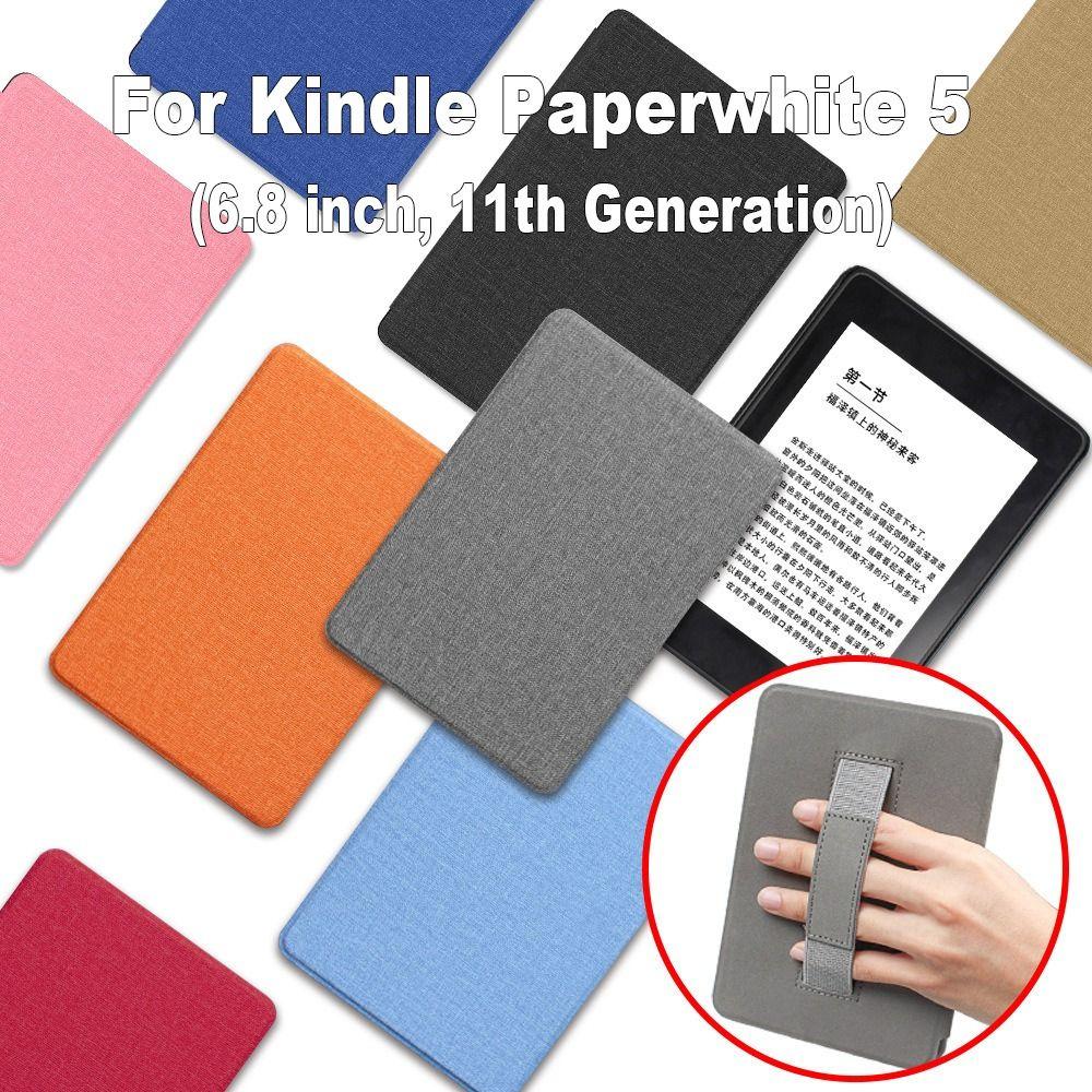 Смарт-чехол из ПУ кожи 6,8 дюйма, защитная оболочка для Kindle Paperwhite 5 11-го поколения, противоударный