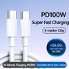 Кабель USB Type C - USB C PD 3.1 100 Вт 5 А для быстрой зарядки, кабель USBC 1 м/2 м/3 м для ноутбука MacBook Pro
