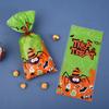 50pc Halloween Pumpkin Ghost Spider Witch Bat Candy Gift Pack Trick or Treat Halloween Packaging Bag