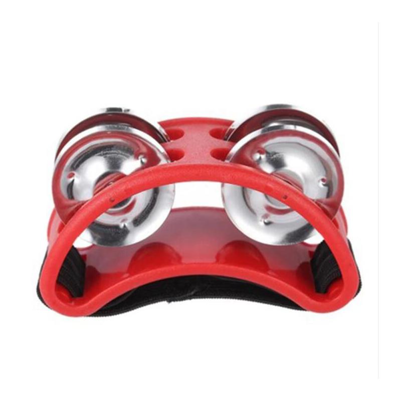 1/2PCS Metal Ball Foot Tambourine Bell Percussion Instrument for Musical Drum Companion and Performance Accessories