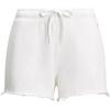 Polo Шорты женские повседневные однотонные прямого кроя на кулиске Белый WMPOSHONBQ20103-100