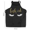 Polyster Cotton Lash Extension Apron Printed Nail Art Apron Reusable Cooking Aprons  Women Girls
