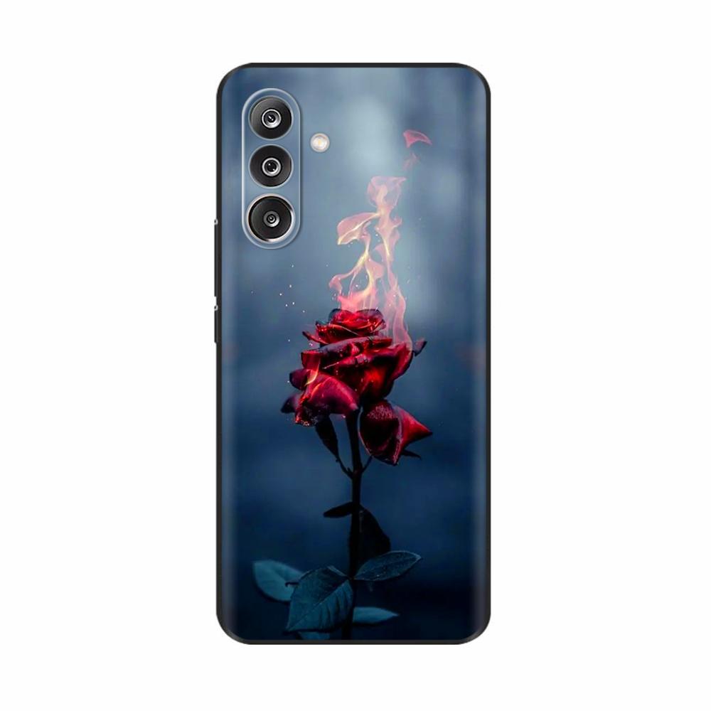 Чехлы для телефонов Для Samsung Galaxy M36 5G Чехол Мягкий Силиконовый Чехол Для Samsung M36 Чехлы M 36 M366B Ударопрочные Популярные Цветочные Чехлы