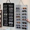 16 Slots Sunglasses Storage Hanging Bag Visible Sunglasses Storage Holder  Bedroom