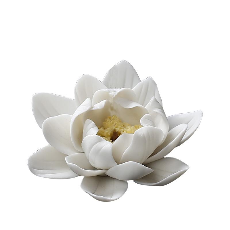 Lotus Incense Insert Household Agarwood Old Sandalwood Incense Incense Dispenser Ceramic Insert Incense Holder Incense Burner Incense Tray