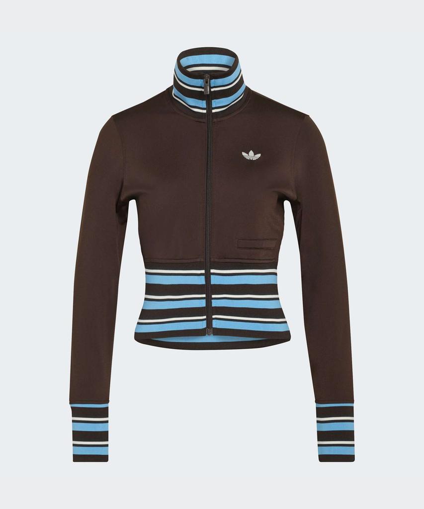 ADIDAS Vintage High Knit Rib Track Top - Aura Coffee / Kw2084