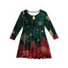Girls' Princess Dress - Long Sleeve A-Line T-Shirt Dress Christmas Day