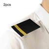 Airline Epaulets Officer Shoulder Boards, Traditional Cosplay Epaulette Insignia Sliders for Stage