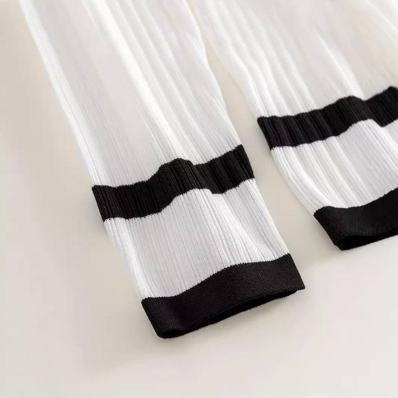 Круглый вырез с длинными рукавами трикотаж женский весенний однобортный топ с высокой талией тонкий