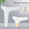 Белые металлические ножки для диванов, тумб под ТВ, журнальных столиков, прикроватных тумбочек и шкафчиков для ванной комнаты