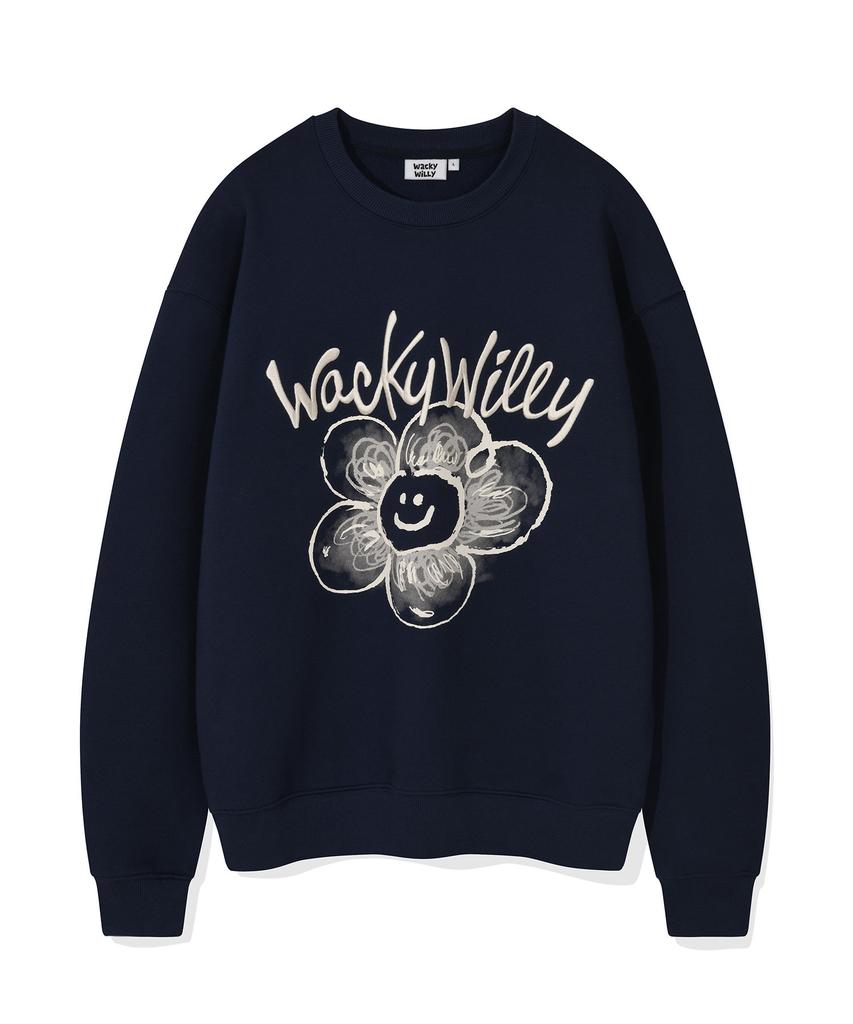 WACKY WILLY Big Lily Sweatshirt Navy