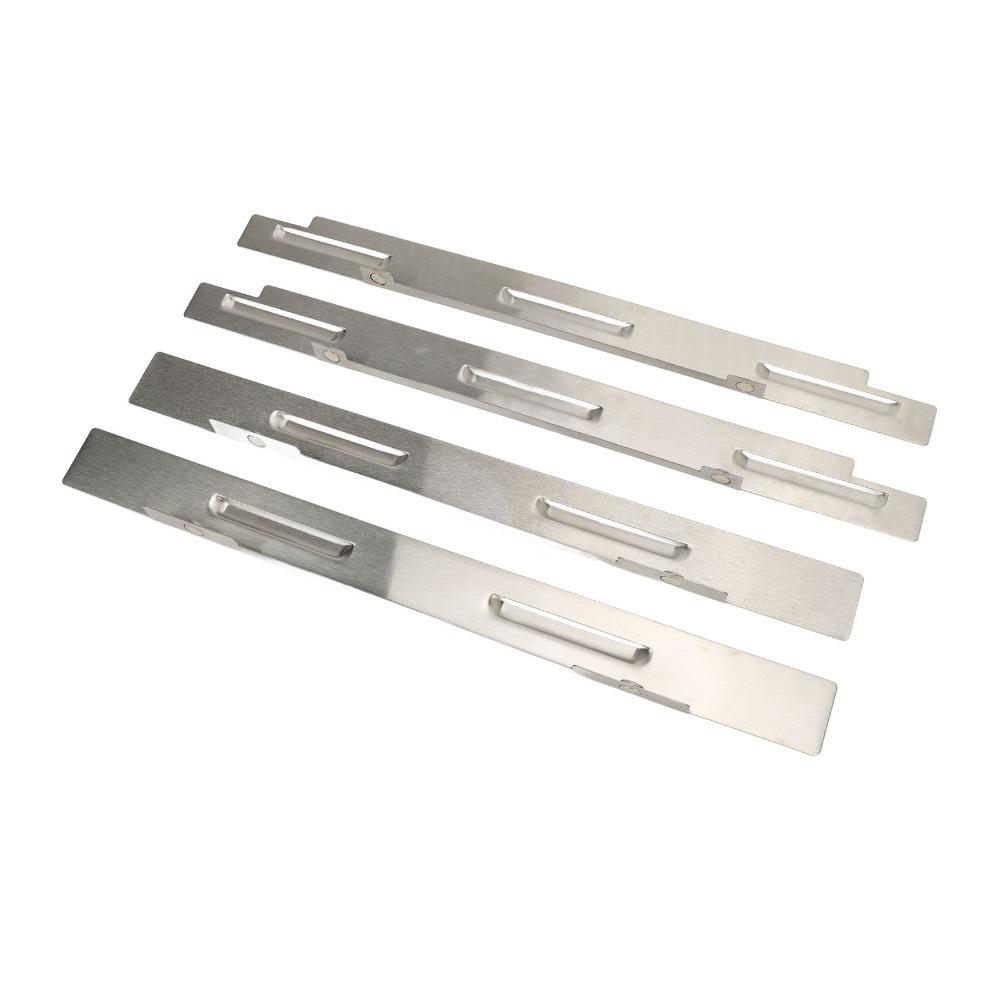 4 Pcs Stainless Steel Griddle Wind Guard 36 inch Heat Shield Wind Guard Shield Grill Accessories