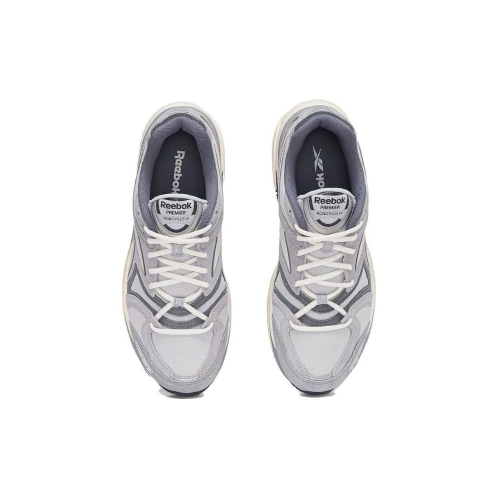 Reebok Premier Road Plus 6 Pure Grey Chalk Unisex Sneakers Pure-Grey-4 Pure-Grey-2 100070272