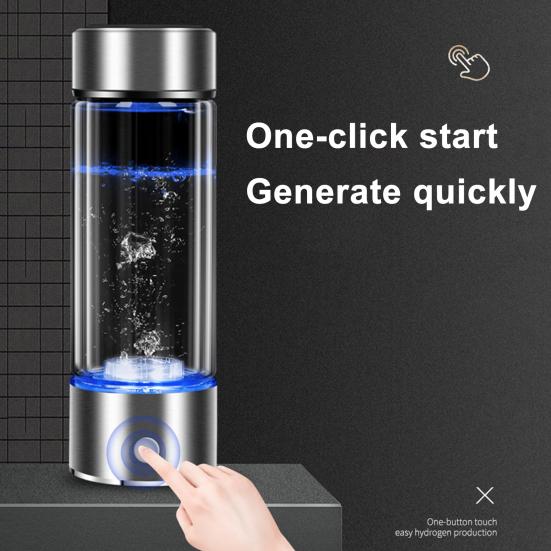 Hydrogen Water Generator Bottle Large Capacity Food Grade BPA Free Rechargeable Portable Hydrogen Waterionizer Generator