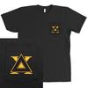 Футболка с карманом и значком fraternity Delta Chi Bella + Canvas - БОЛЬШЕ ЦВЕТОВ