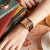 Genuine Goods Julius Square Diamond-Embedded Large Dial Women's Watch Retro Belt Men Watch Men's Trendy Fashion Neuter Watch