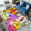 1pc Office Printed Area Carpet, Color Monster Cartoon Rug, Home Sofa Chair Mat For Christmas and Halloween Décor