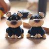 Cute Cute Bee Dog Small Pendant Plush Toy Doll Puppy Bag Hanging Decoration Keychain Doll Doll