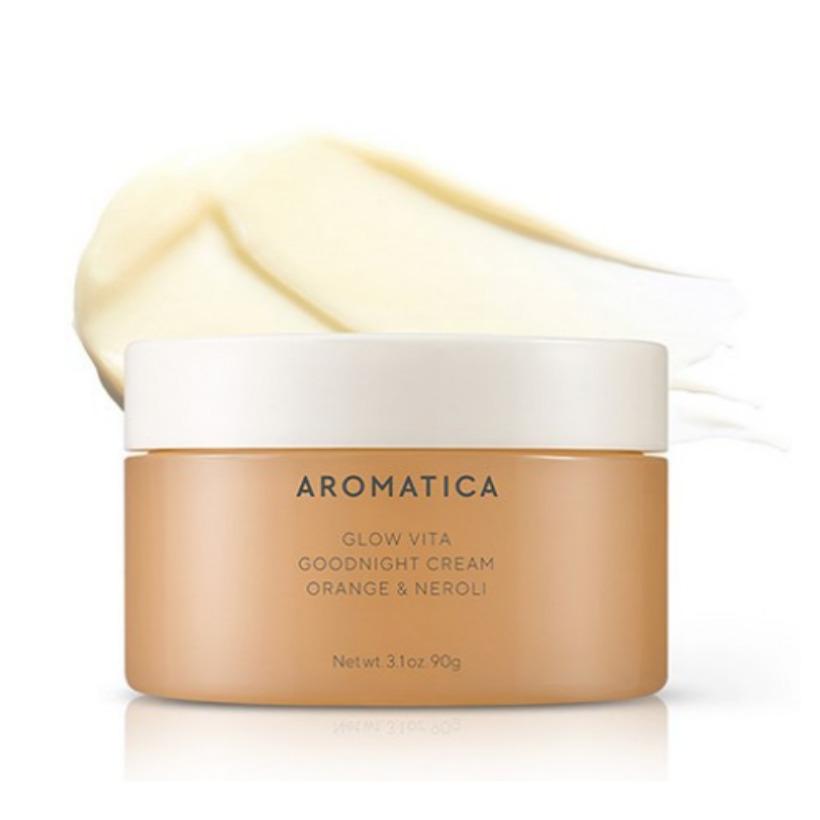 AROMATICA Glow Vita Goodnight Cream Orange & Neroli 90g Korea Beauty