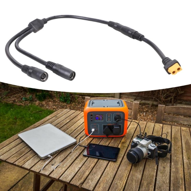 55 см Кабель питания XT60 на двойной DC8020 с медными жилами 14 AWG для шнура зарядки аккумулятора Долговечность