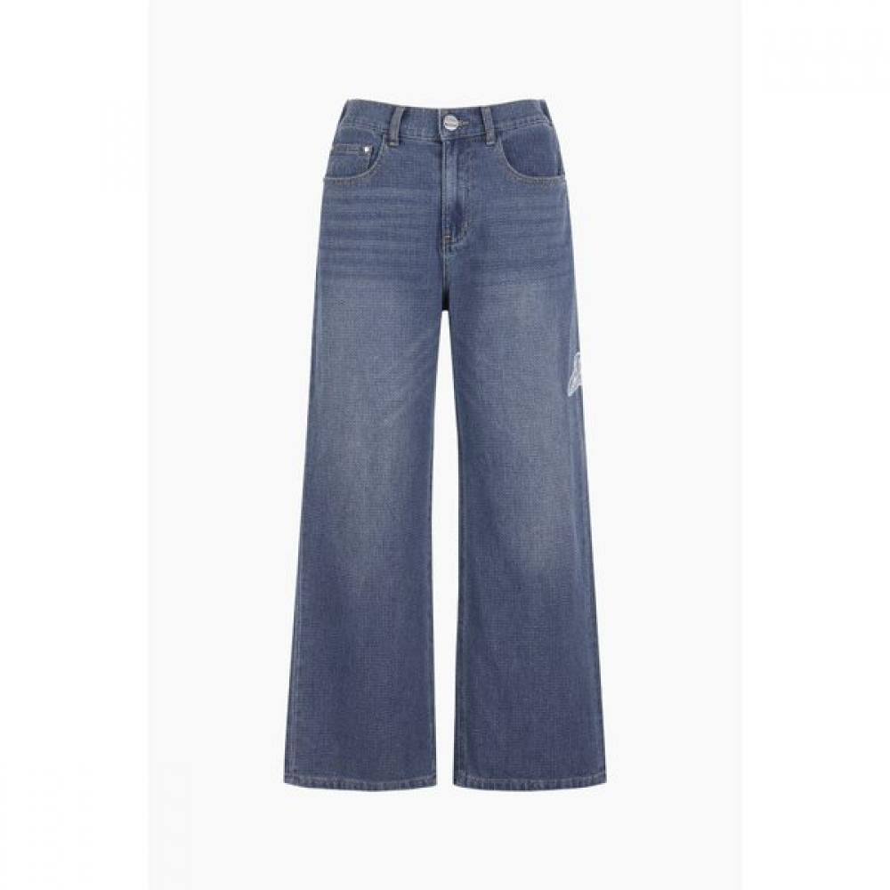 Benetton Space Patch Straight Jeans Badpf2611