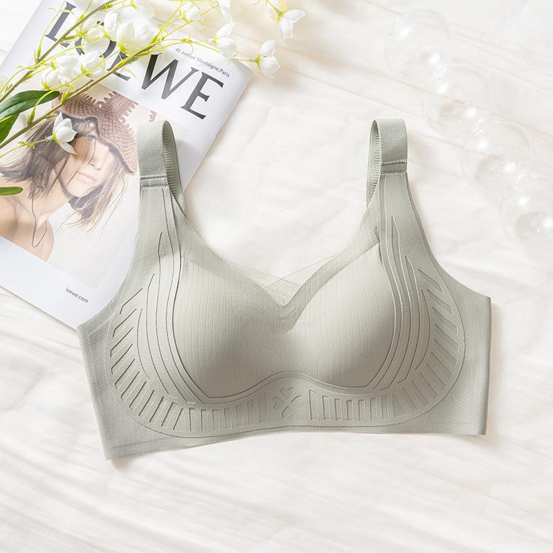 Traceless Underwear Women's Big Breasts Show Small, Gather Soft Support To Lift the Bra, Close the Secondary Breasts and Prevent Sagging Breasts